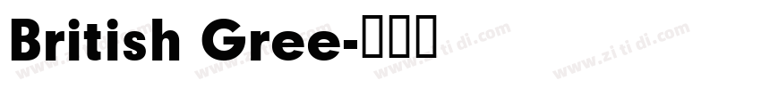 British Gree字体转换